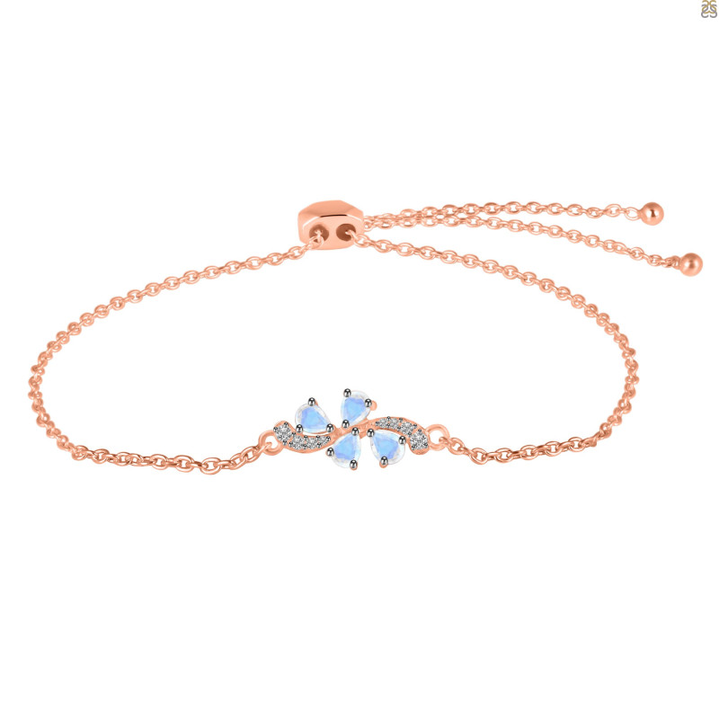 Moonstone Bracelet With Adjustable Camera Lock RBM-RDB-148.
