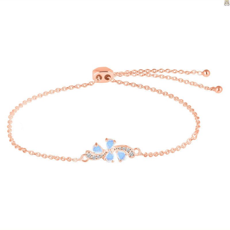 Moonstone Bracelet With Adjustable Camera Lock RBM-RDB-148.