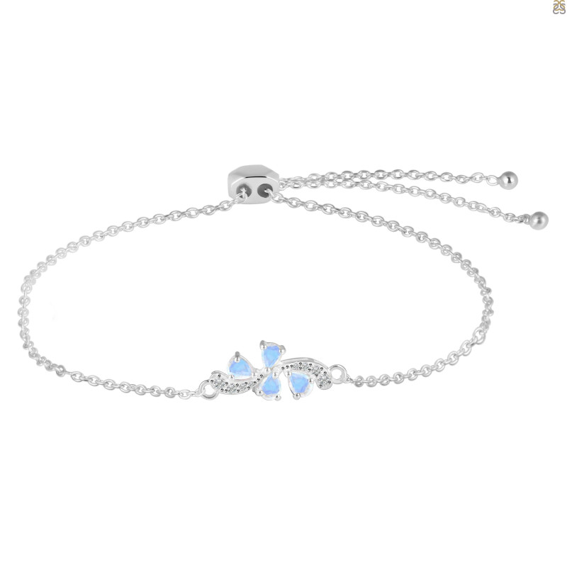 Moonstone Bracelet With Adjustable Camera Lock RBM-RDB-148.