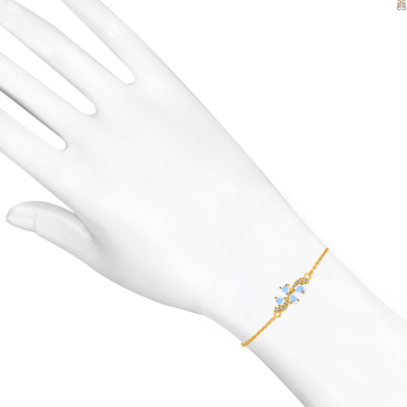 Moonstone Bracelet With Adjustable Camera Lock RBM-RDB-148.