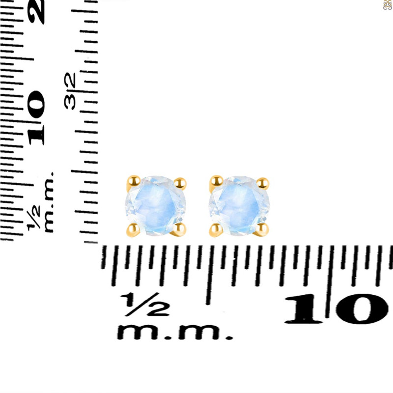 Moonstone Stud Earring RBM-RDE-1321.