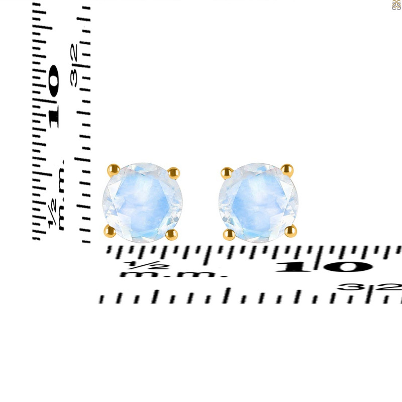 Moonstone Stud Earring RBM-RDE-1353.