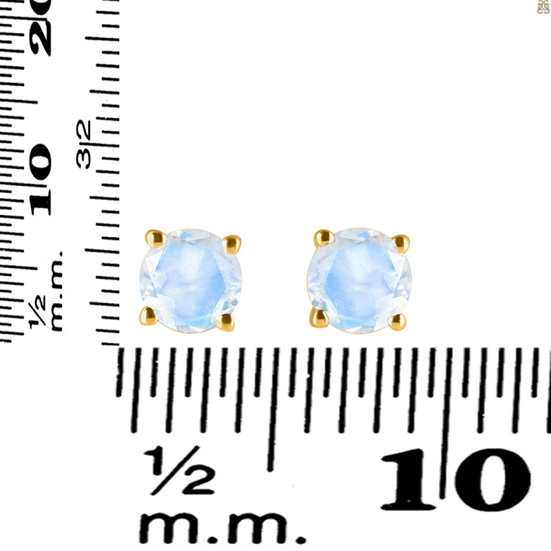 Moonstone Stud Earring RBM-RDE-1435.