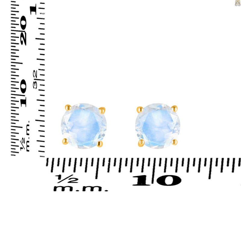 Moonstone Stud Earring RBM-RDE-1436.