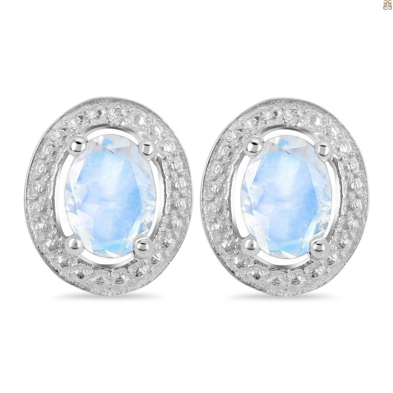 Moonstone Stud Earring RBM-RDE-35.