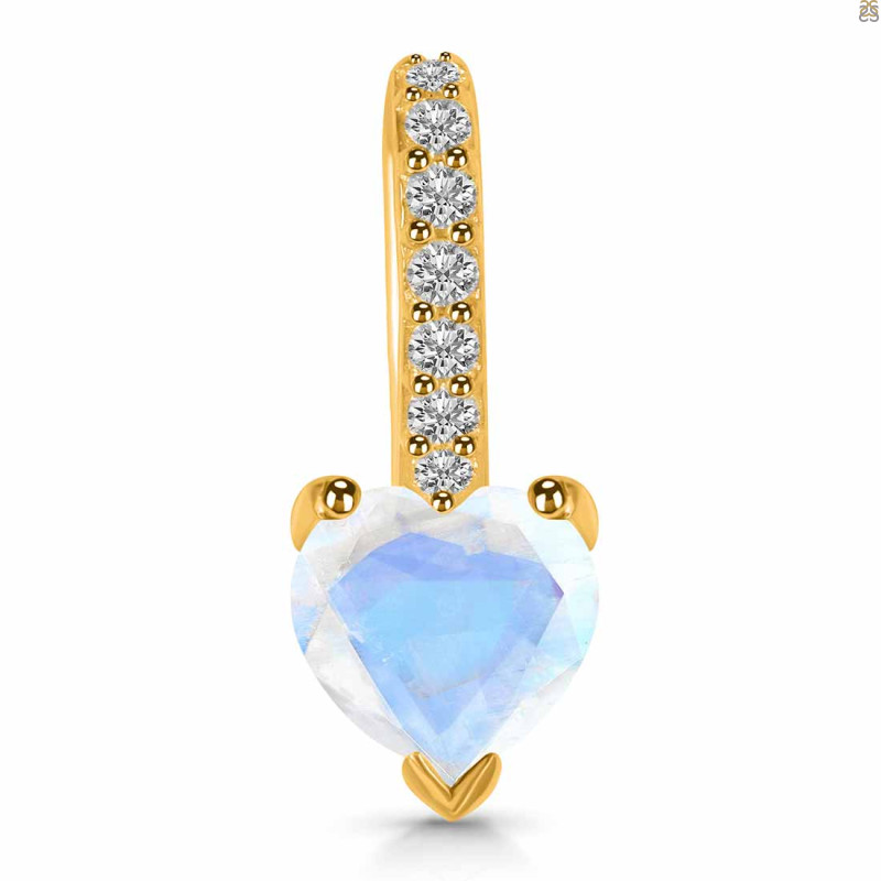 Moonstone & White Topaz Pendant RBM-RDP-540.