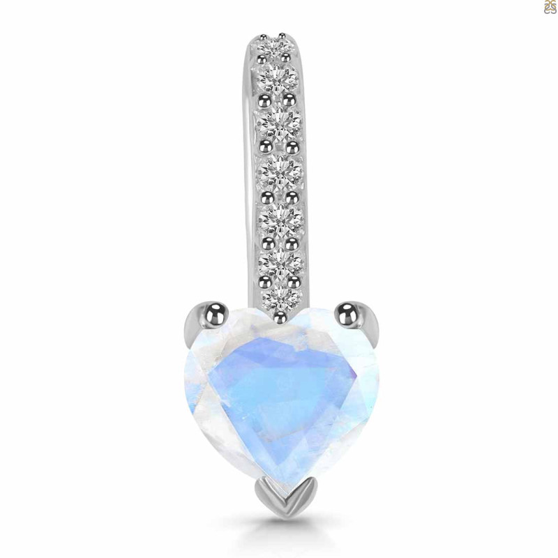 Moonstone & White Topaz Pendant RBM-RDP-540.
