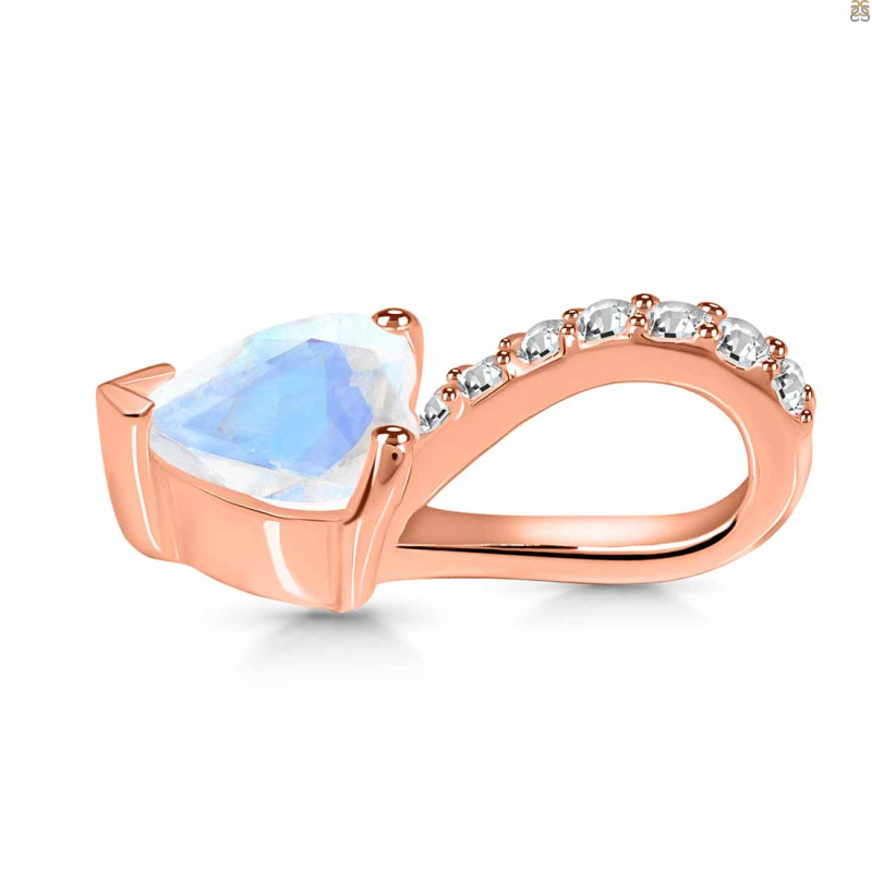 Moonstone & White Topaz Pendant RBM-RDP-540.