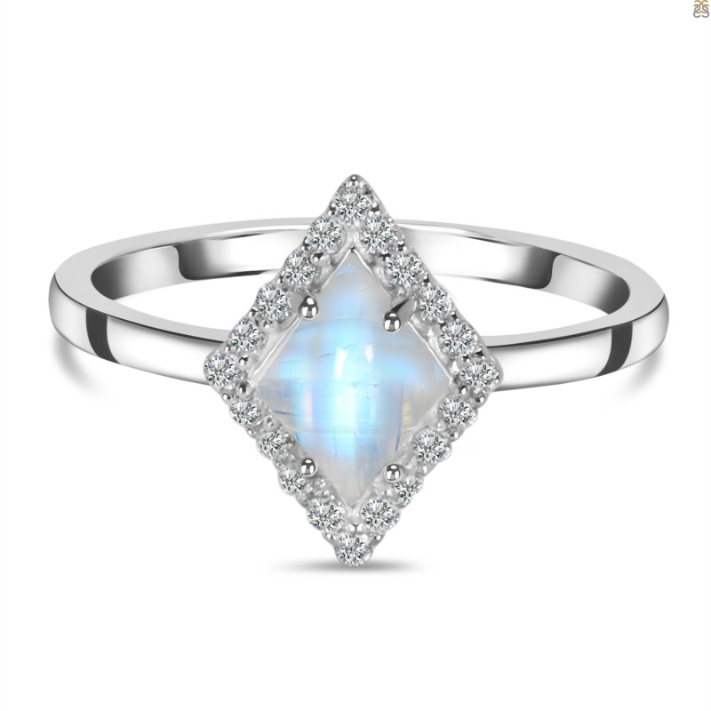 Moonstone & White Topaz Ring RBM-RDR-1645.