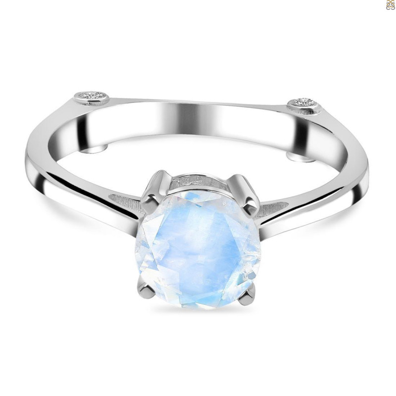 Moonstone & White Topaz Ring RBM-RDR-1786.