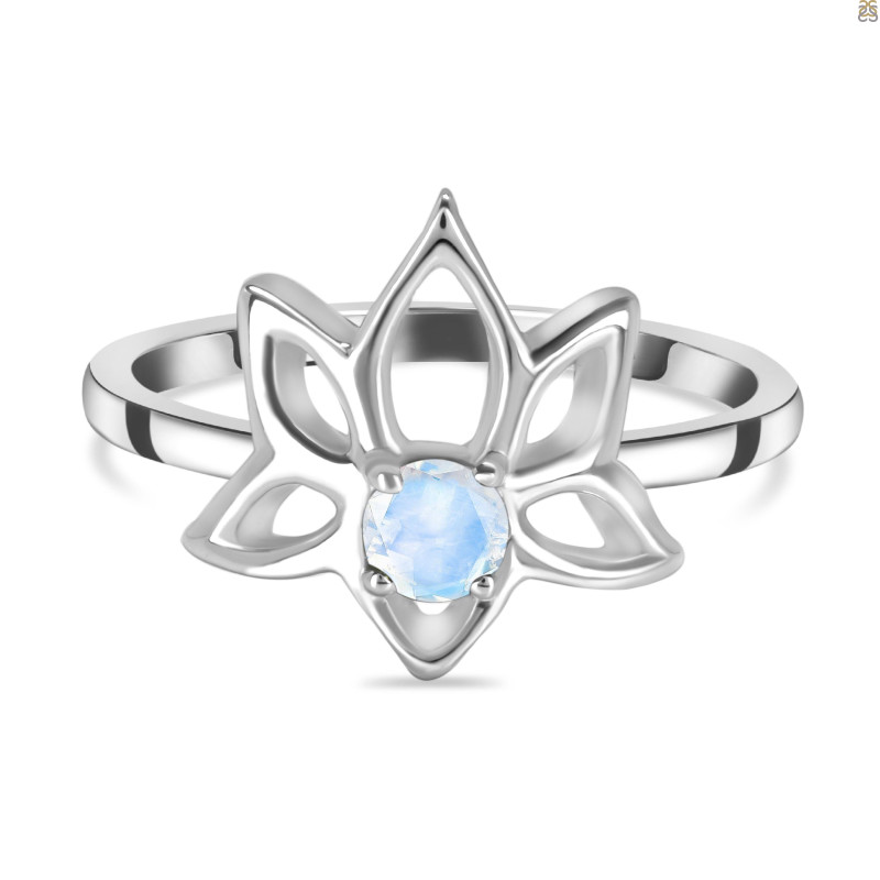 Moonstone Lotus Ring RBM-RDR-2168.