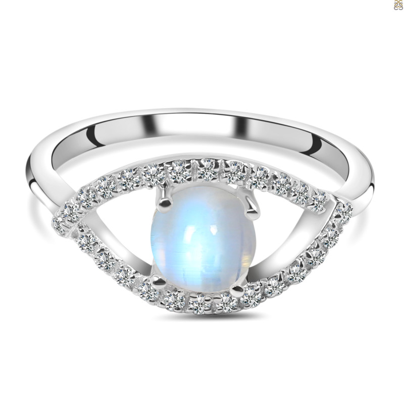 Moonstone & White Topaz Ring RBM-RDR-2190.