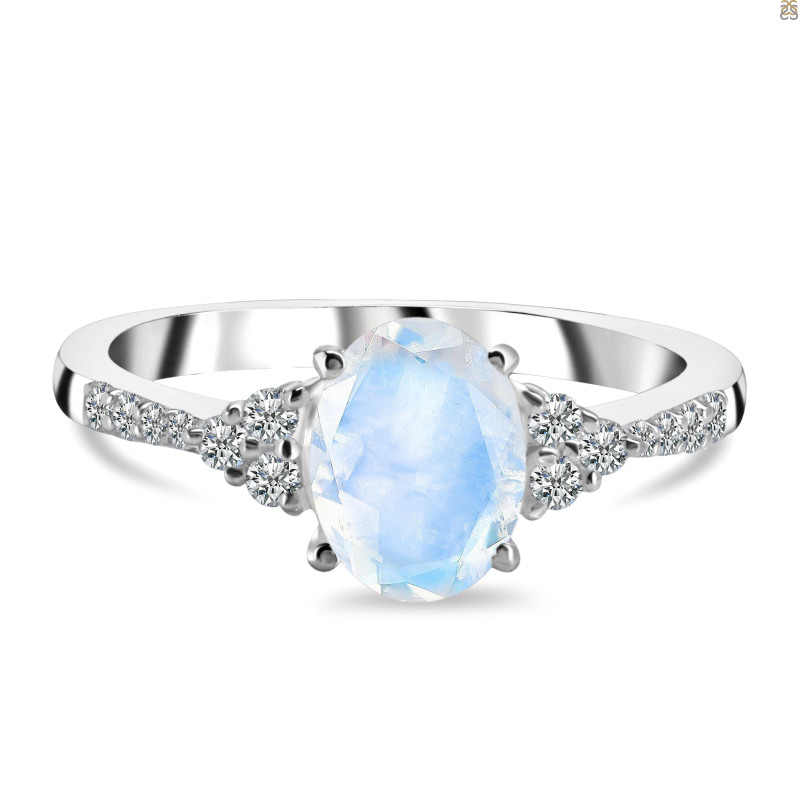 Moonstone & White Topaz Ring RBM-RDR-2219.