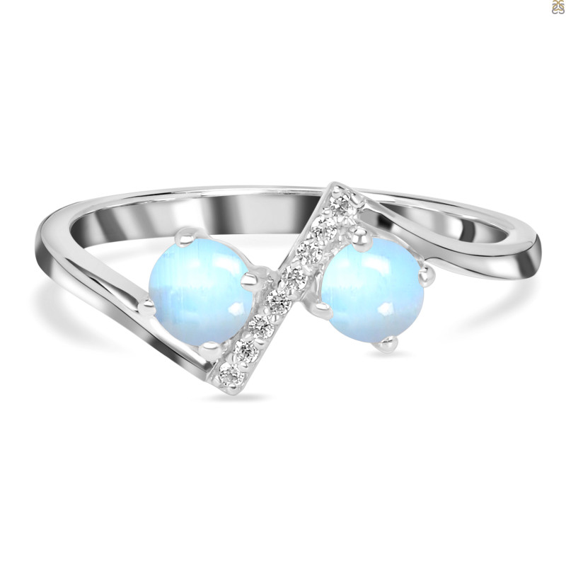 Moonstone & White Topaz Ring RBM-RDR-2295.