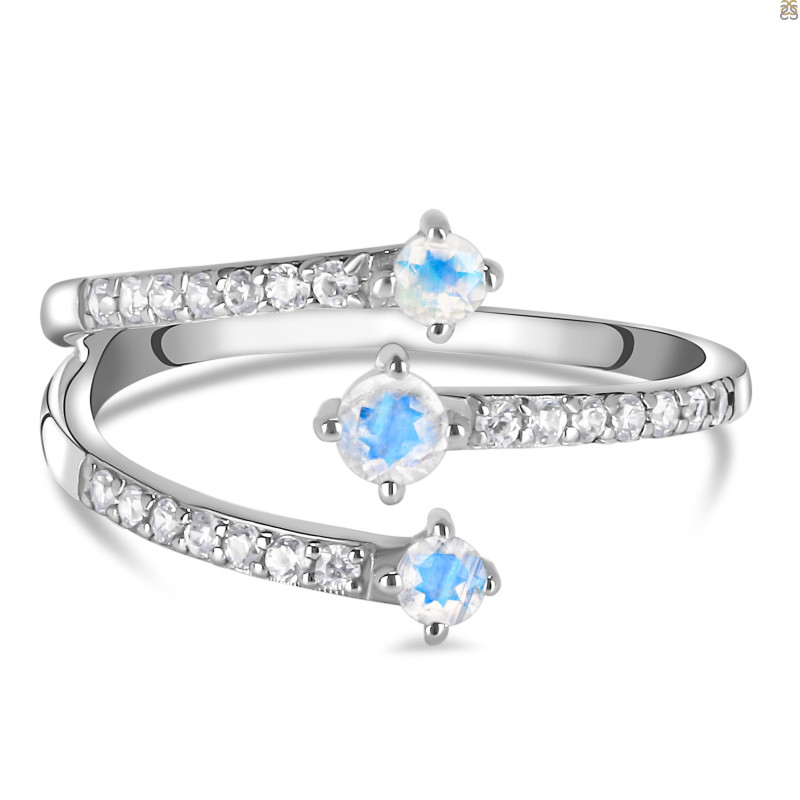 Moonstone & White Topaz Ring RBM-RDR-2520.