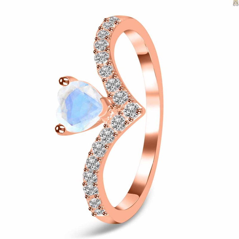 Moonstone & White Topaz Ring RBM-RDR-2749.