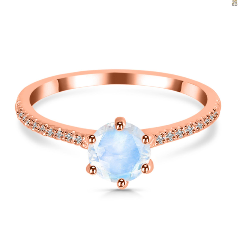 Moonstone & White Topaz Ring RBM-RDR-3144.