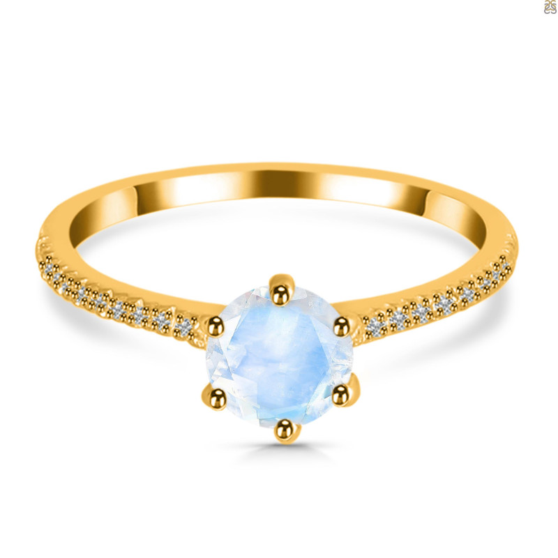 Moonstone & White Topaz Ring RBM-RDR-3144.