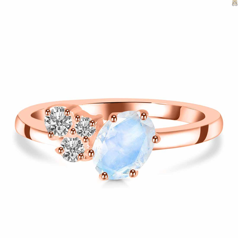 Moonstone & White Topaz Ring RBM-RDR-3153.