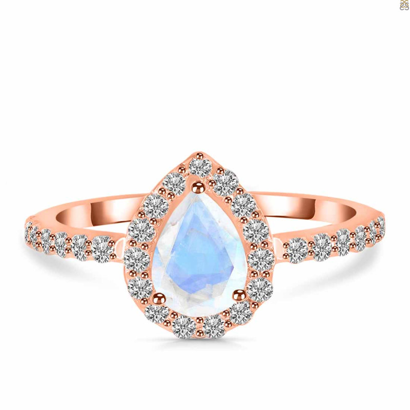 Moonstone & White Topaz Ring RBM-RDR-3161.
