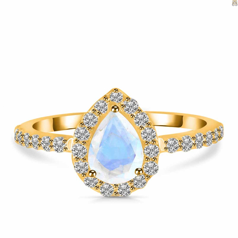 Moonstone & White Topaz Ring RBM-RDR-3161.