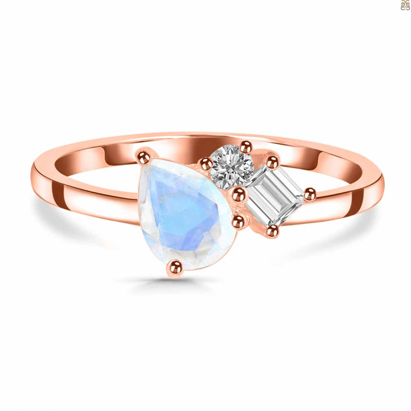 Moonstone & White Topaz Ring RBM-RDR-3199.