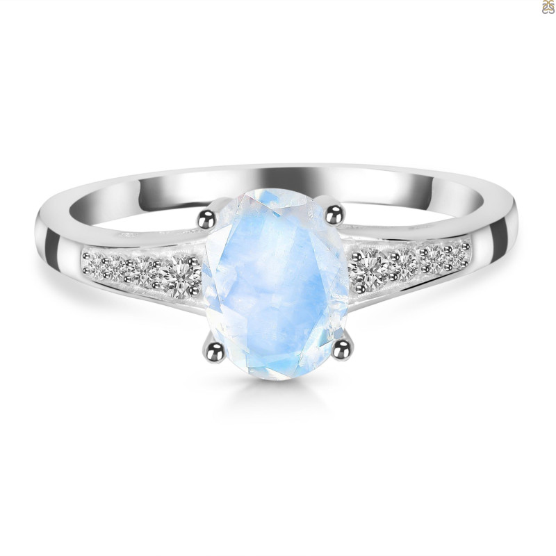 Moonstone & White Topaz Ring RBM-RDR-362.