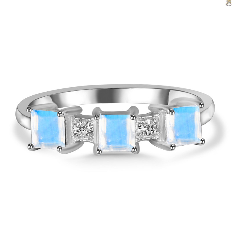 Moonstone & White Topaz Ring RBM-RDR-443.