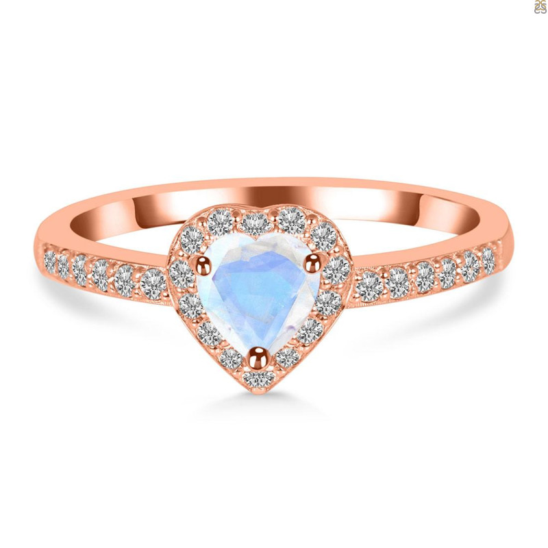 Moonstone & White Topaz Ring RBM-RR-423.