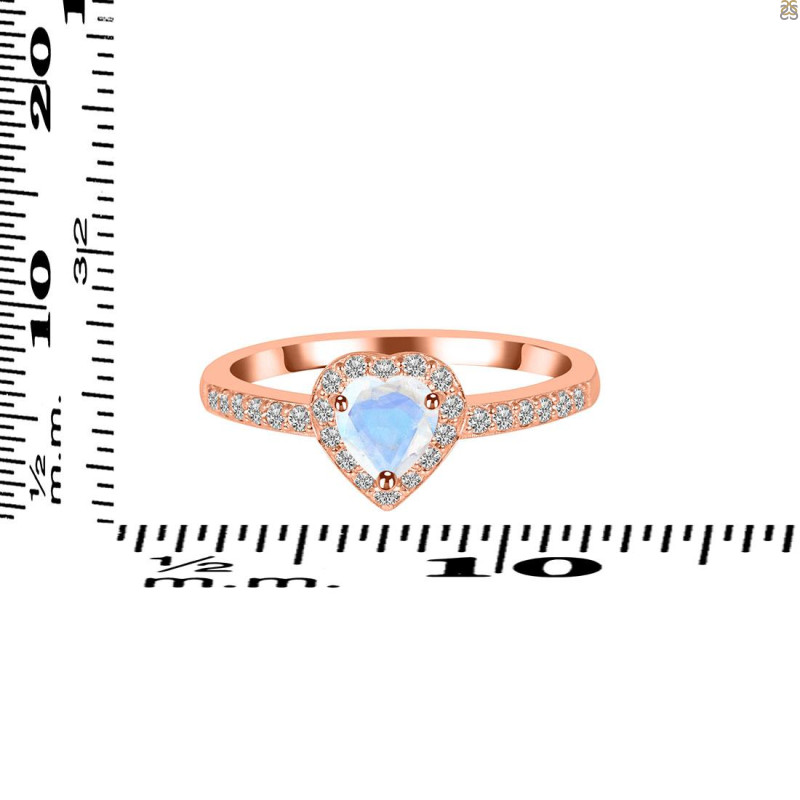 Moonstone & White Topaz Ring RBM-RR-423.
