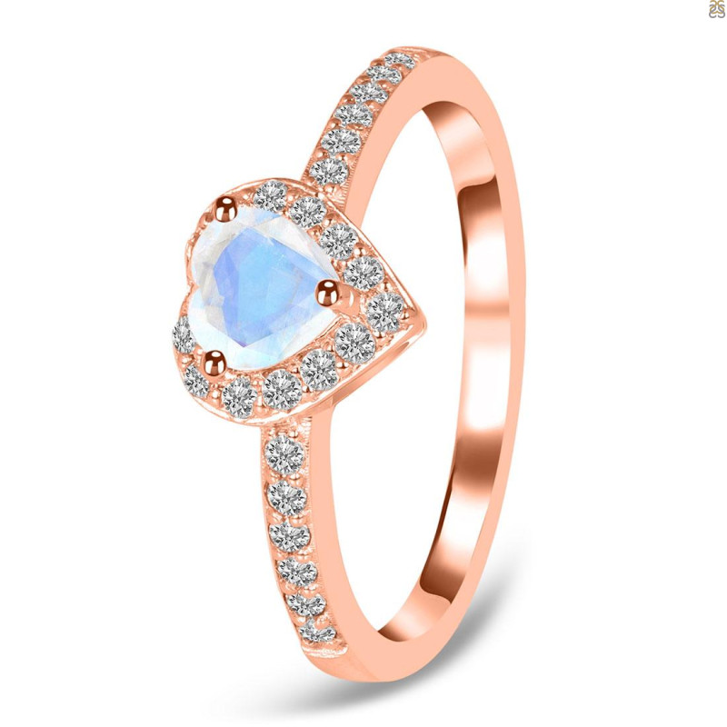Moonstone & White Topaz Ring RBM-RR-423.