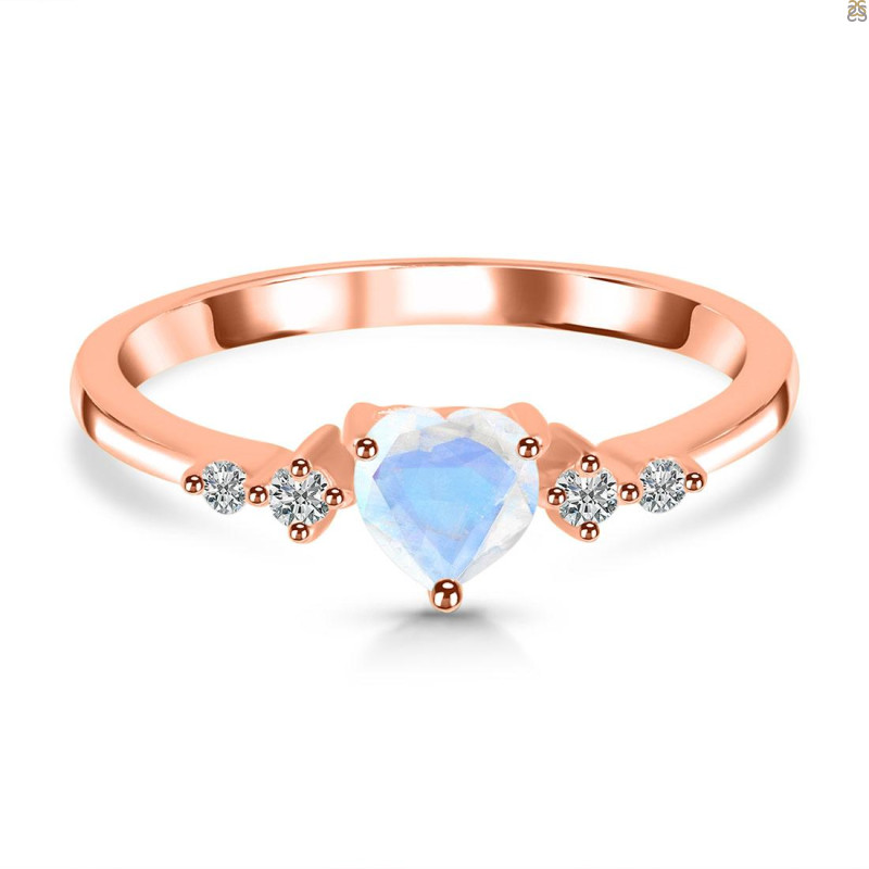 Moonstone & White Topaz Ring RBM-RR-424.