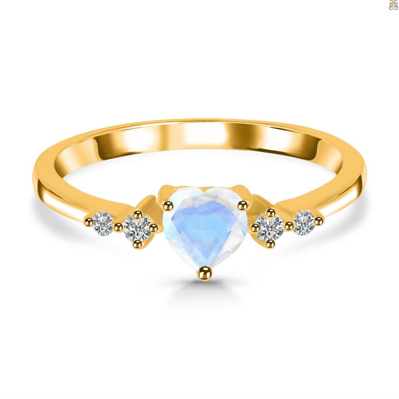 Moonstone & White Topaz Ring RBM-RR-424.