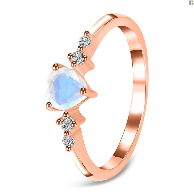 Moonstone & White Topaz Ring RBM-RR-424.