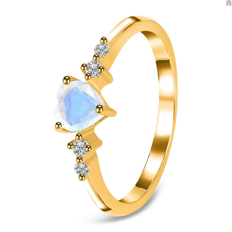 Moonstone & White Topaz Ring RBM-RR-424.