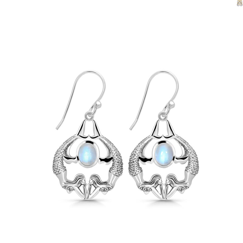 Moonstone Mermaid Earring RBM-RUE-38.