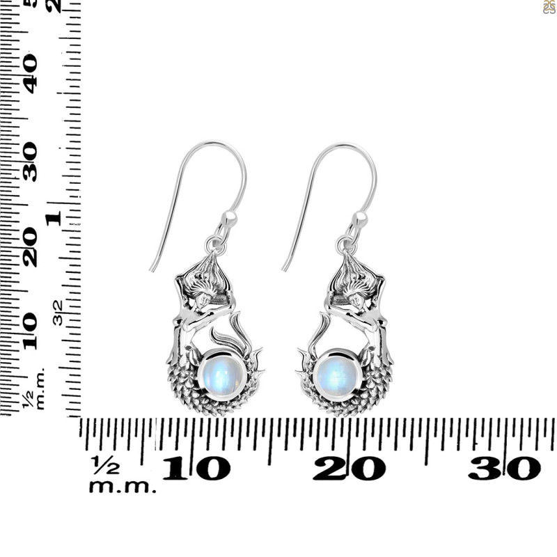 Moonstone Mermaid Earring RBM-RUE-51.