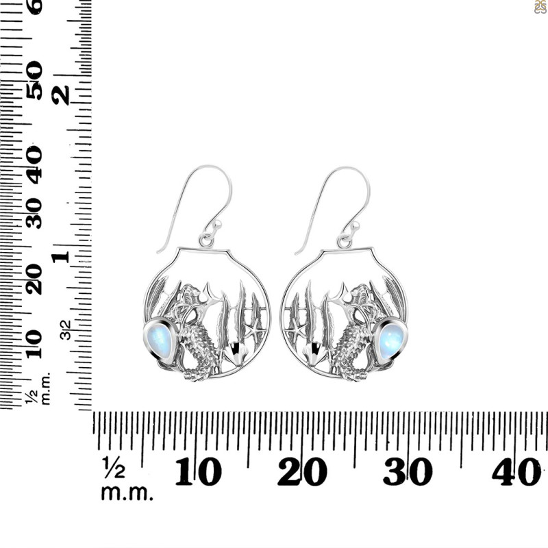 Moonstone Sea Life Earring RBM-RUE-54.
