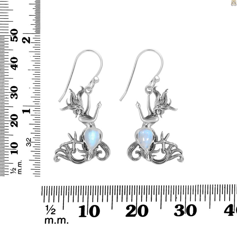 Moonstone Mermaid Earring RBM-RUE-61.