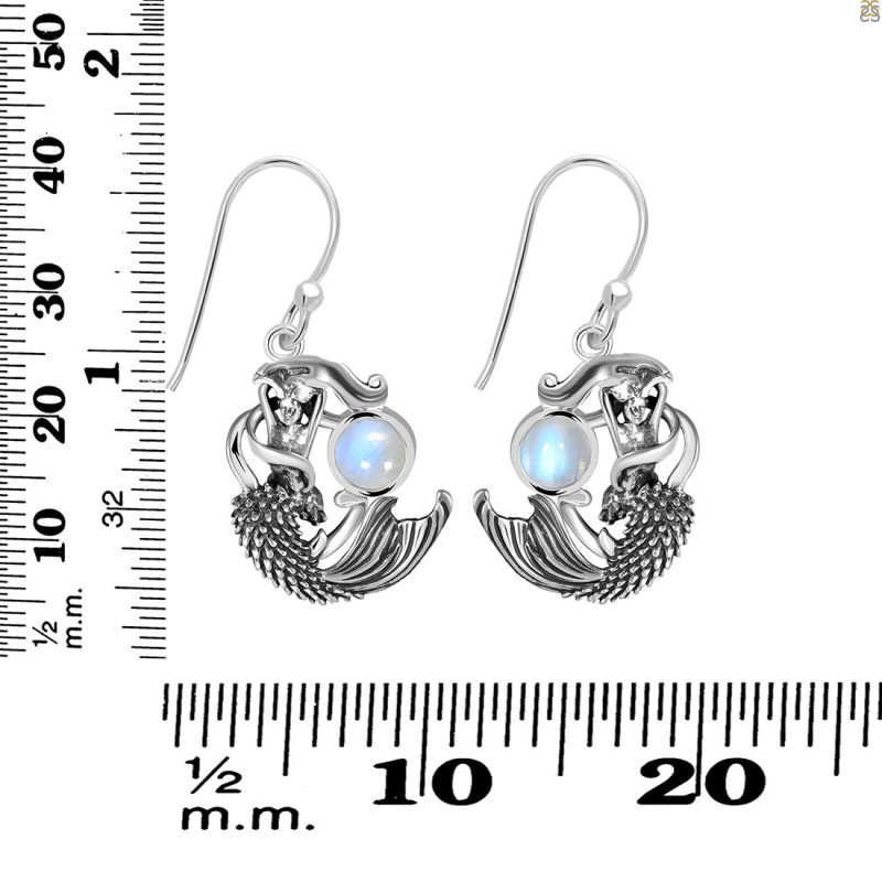 Moonstone Mermaid Earring RBM-RUE-63.
