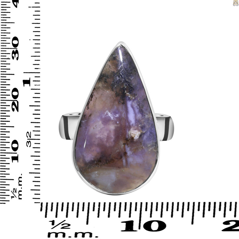 Russian Dendritic Agate Adjustable Ring-ADJ-R RDA-2-100