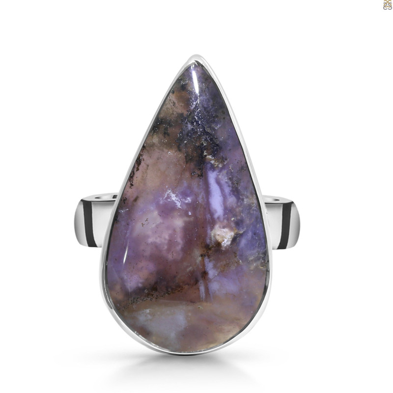 Russian Dendritic Agate Adjustable Ring-ADJ-R RDA-2-100