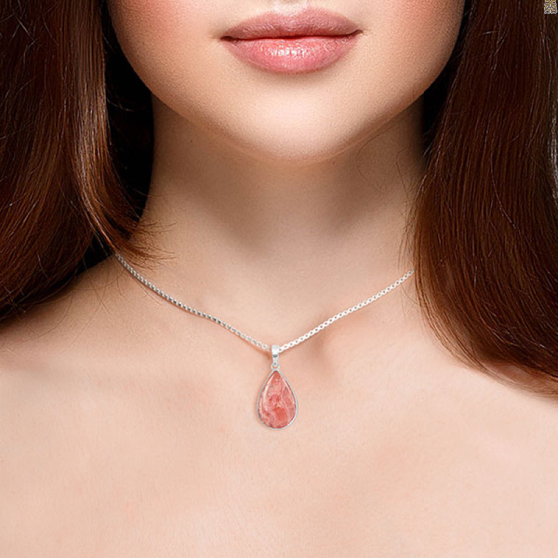 Rhodochrosite Pendant-SP RDC-1-186