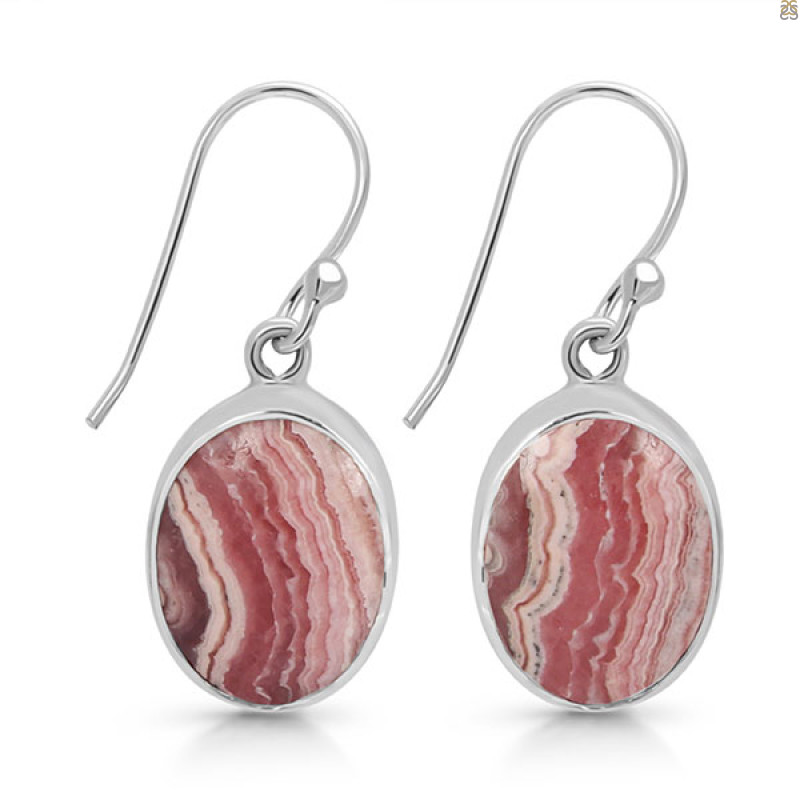 Rhodochrosite Earring-E RDC-3-33