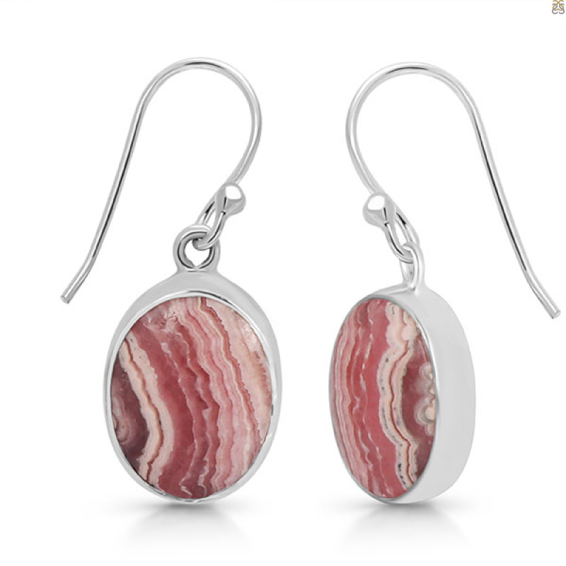 Rhodochrosite Earring-E RDC-3-33