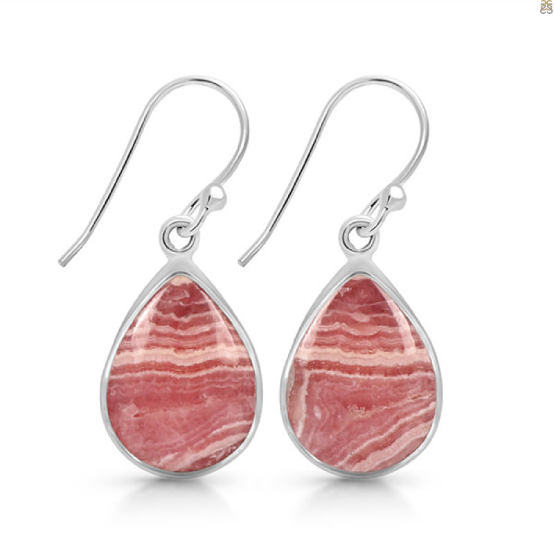 Rhodochrosite Earring-E RDC-3-49