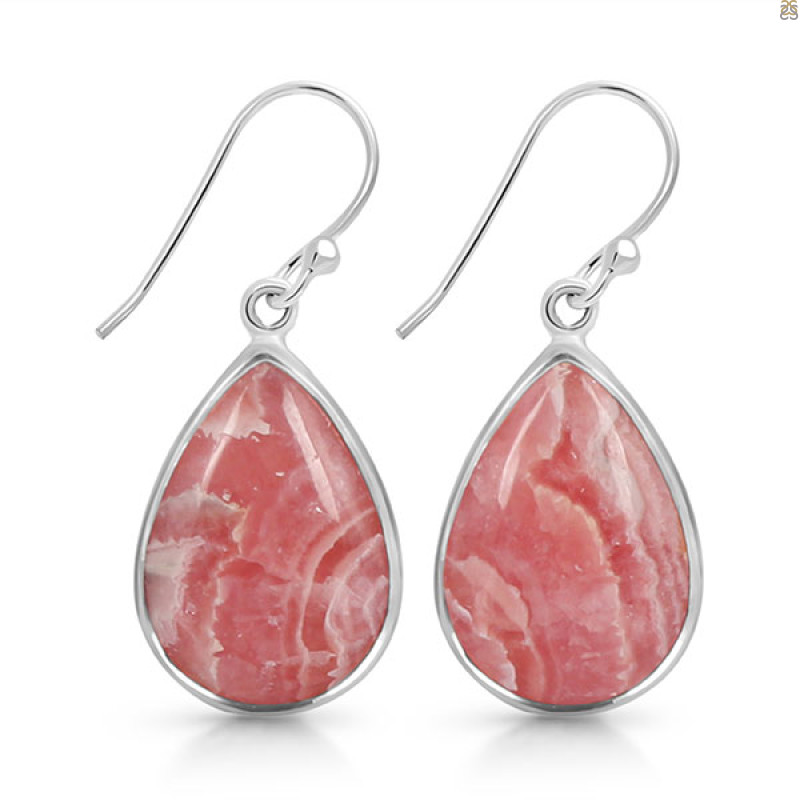 Rhodochrosite Earring-E RDC-3-52