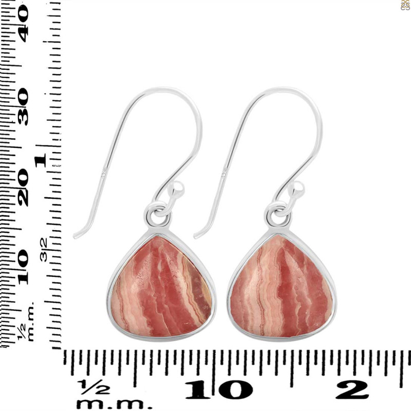Rhodochrosite Earring-E RDC-3-55