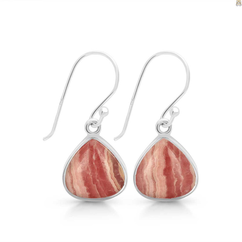 Rhodochrosite Earring-E RDC-3-55