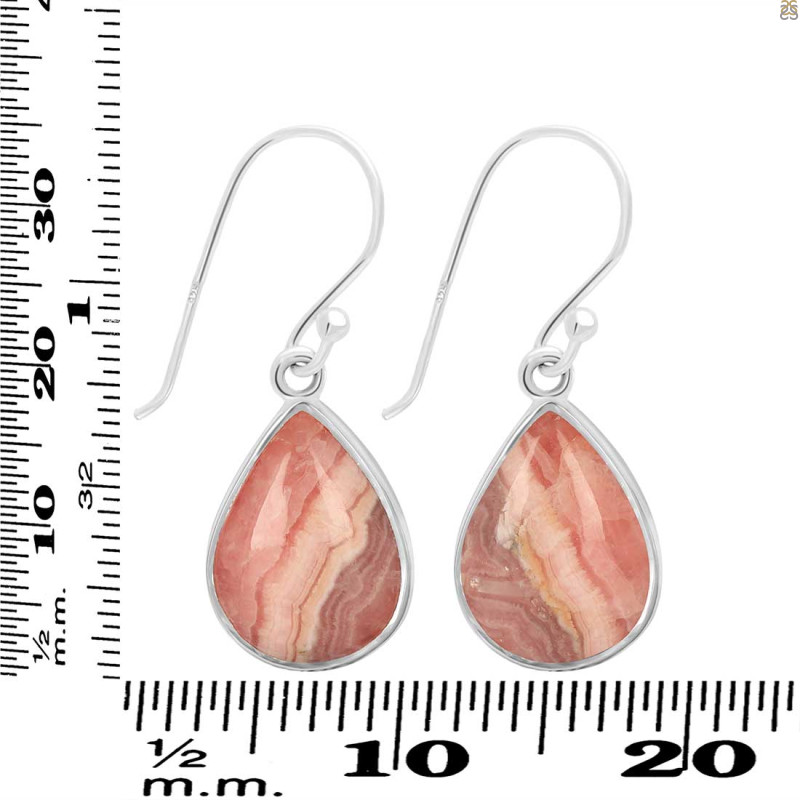 Rhodochrosite Earring-E RDC-3-56